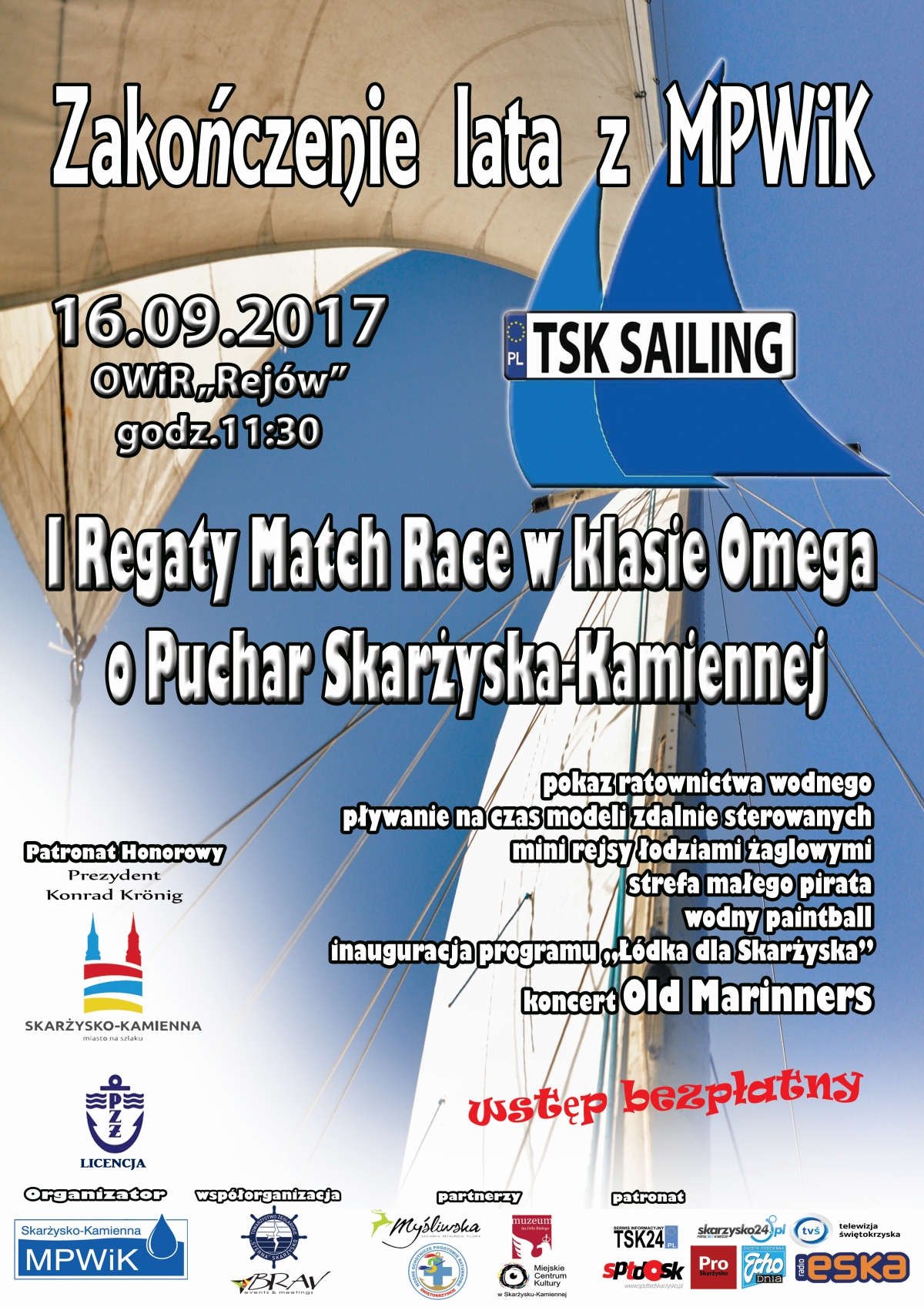 Zakończenie lata z MPWiK – regaty TSK SAILING